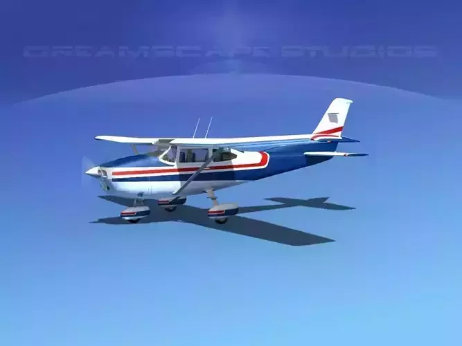 Cessna 182 Skylane V04 3D model