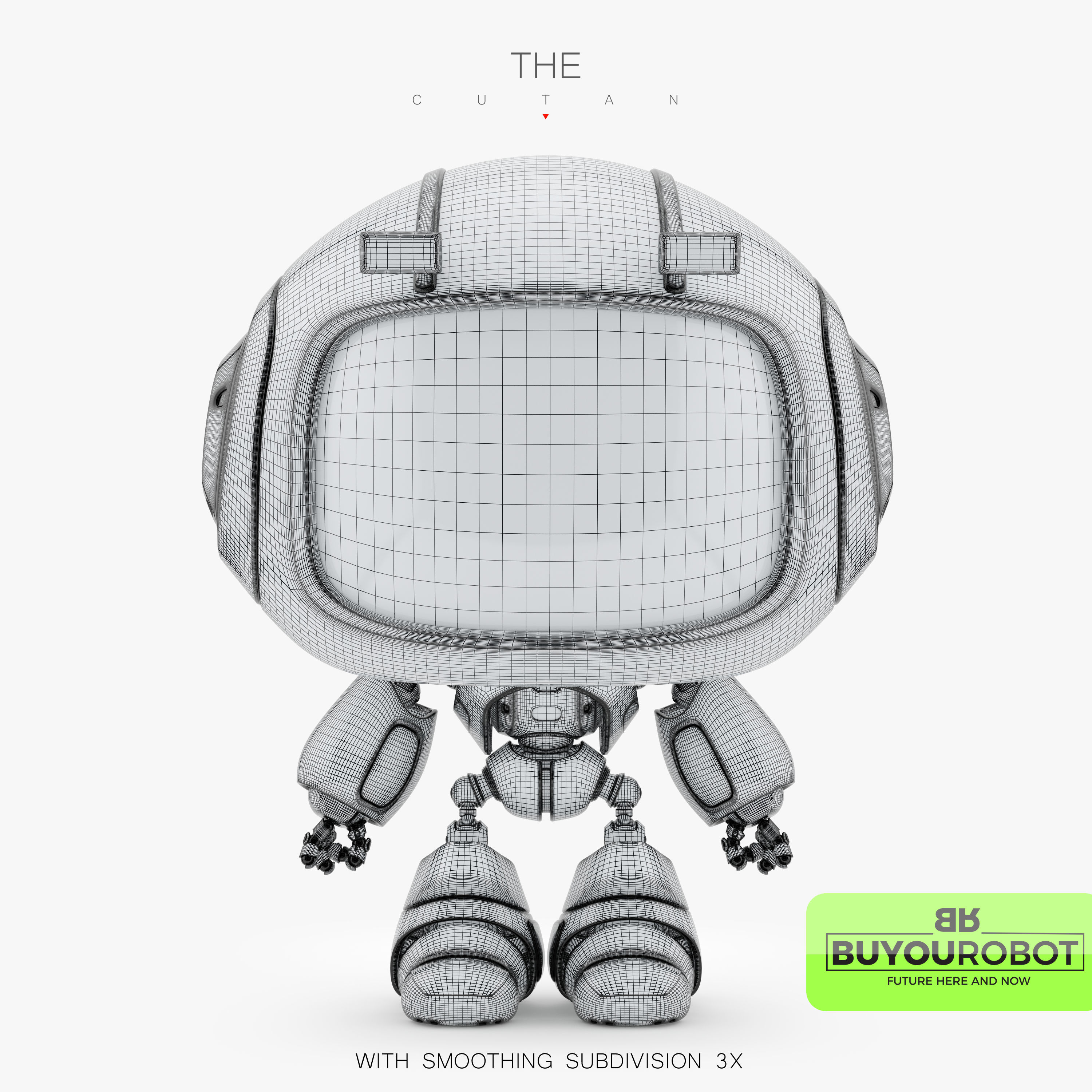 CUTAN V robot 3D model_3
