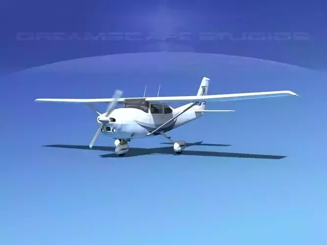 Cessna 182 Skylane V05 3D model