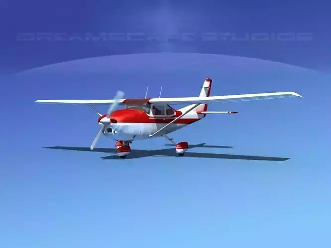 Cessna 182 Skylane V06 3D model