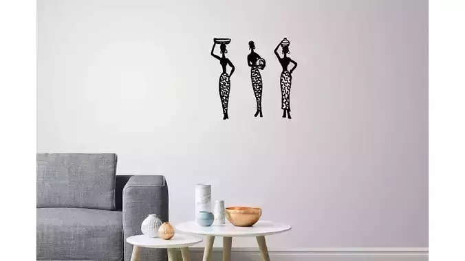 African Women wall art 2