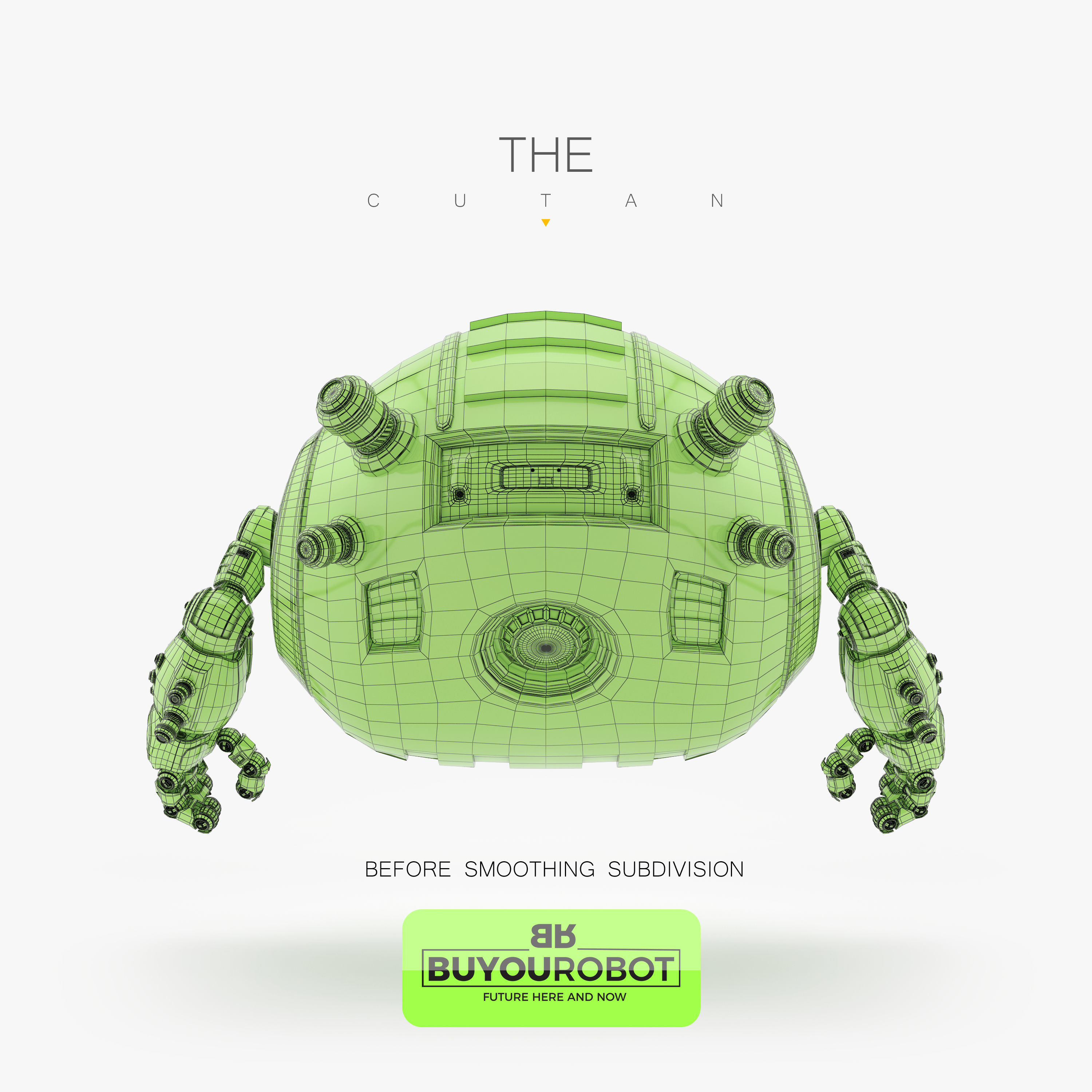 CUTAN X robot with eyes 3D model_6