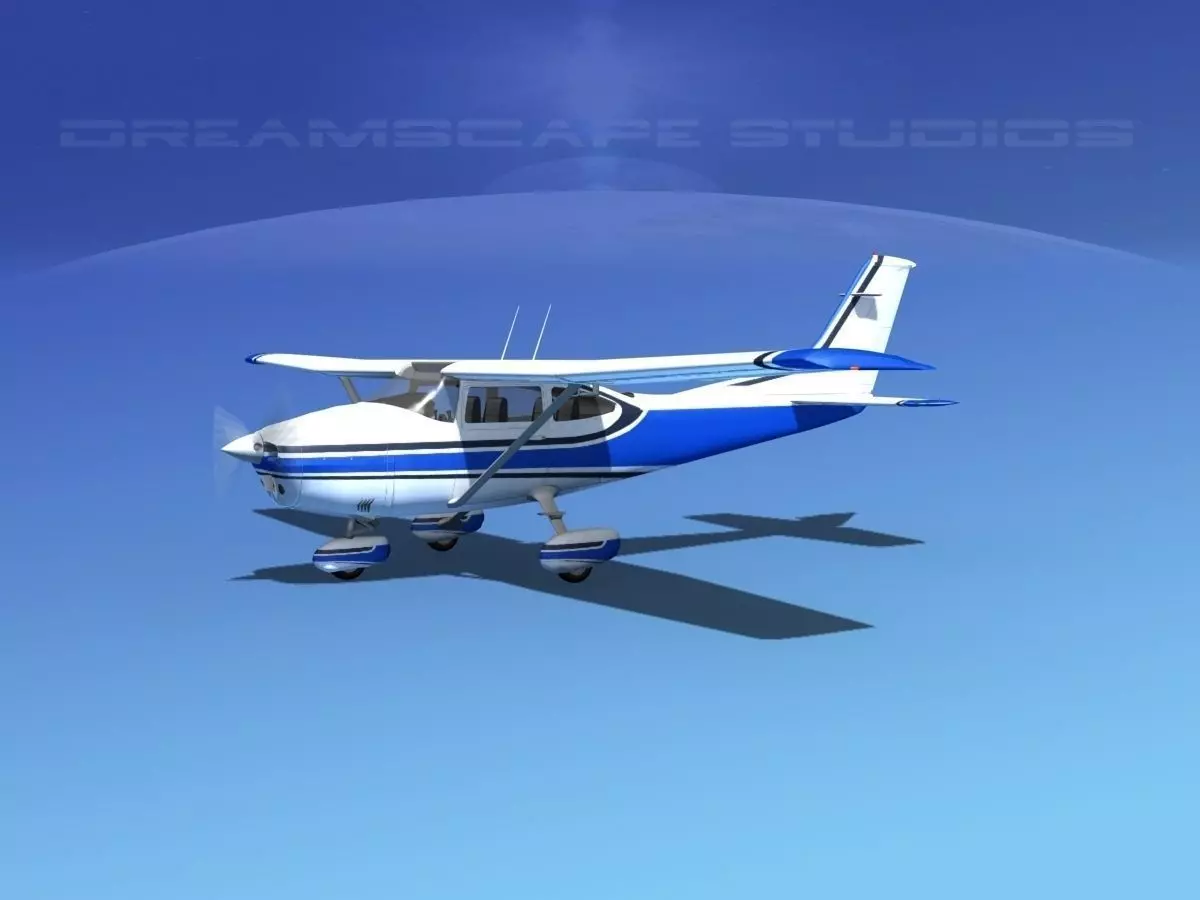 Cessna 182 Skylane V07 3D model