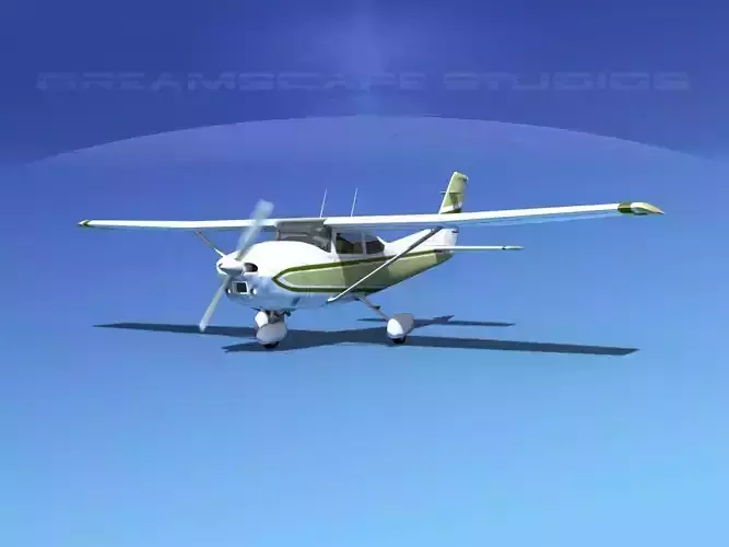 Cessna 182 Skylane V08 3D model