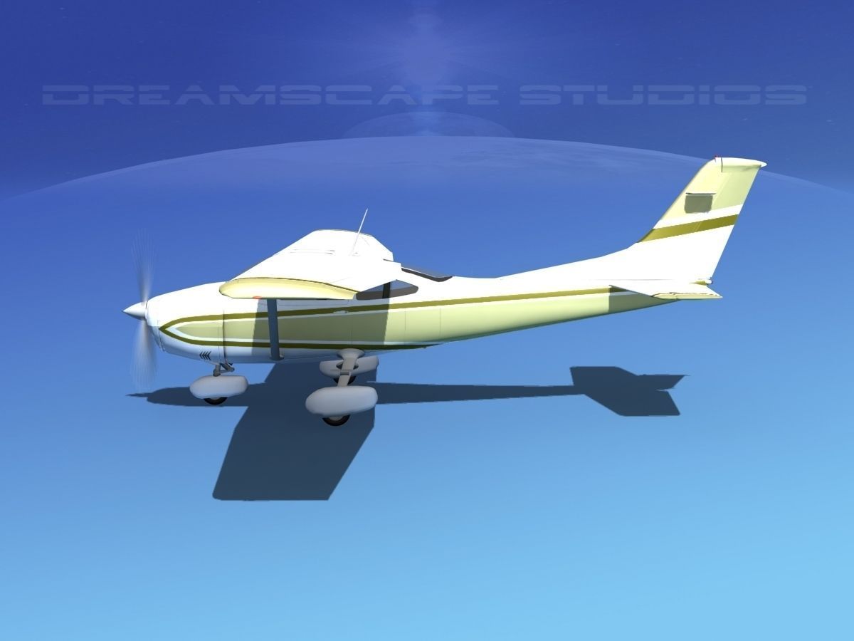 Cessna 182 Skylane V08 3D model_4