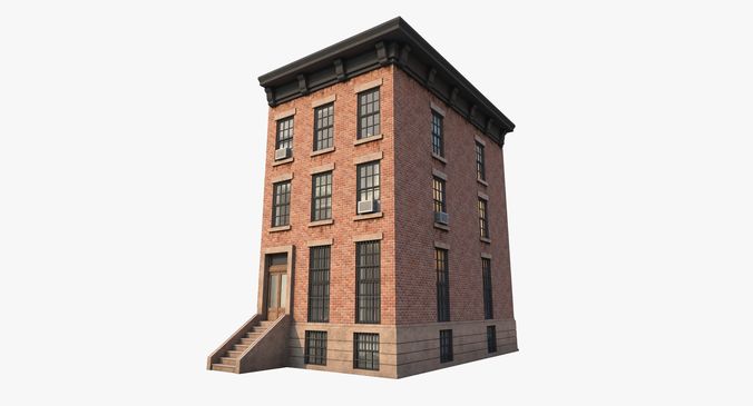 NYC Building 1 Low-poly 3D model
