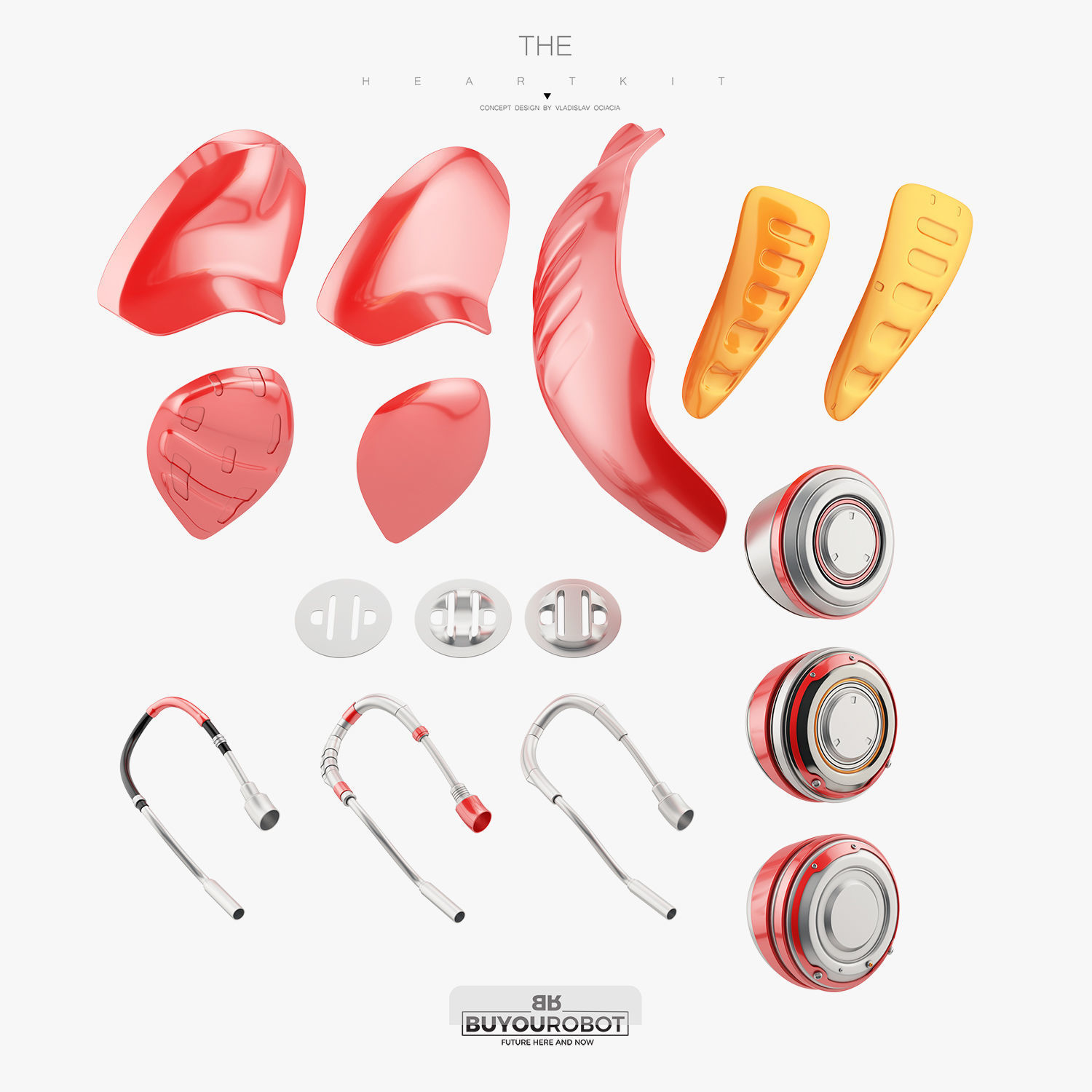 Robotic heart 3D 3D model_2