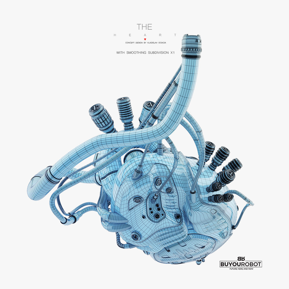 Robotic heart IV model 3D model_5