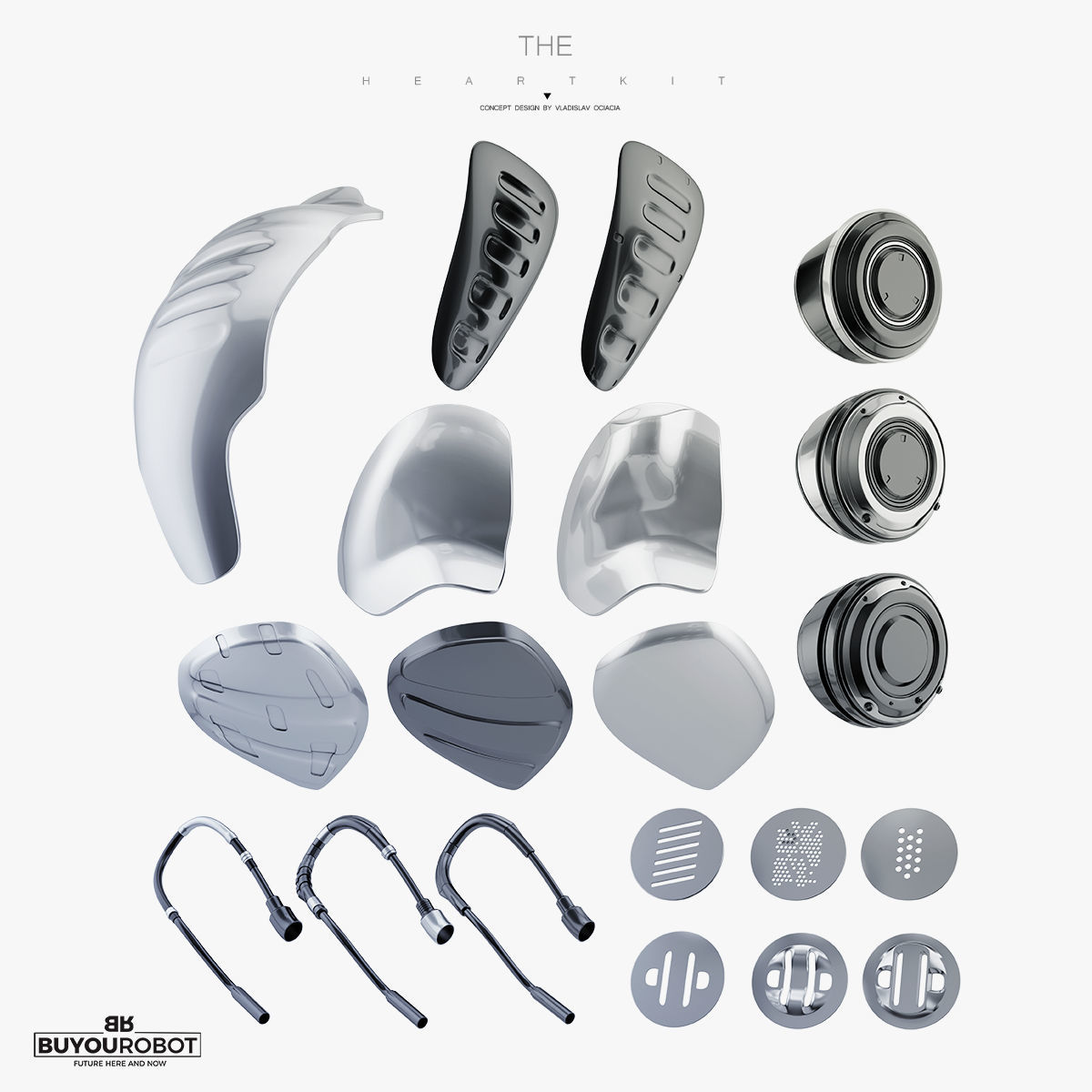 Robotic heart IV model 3D model_2