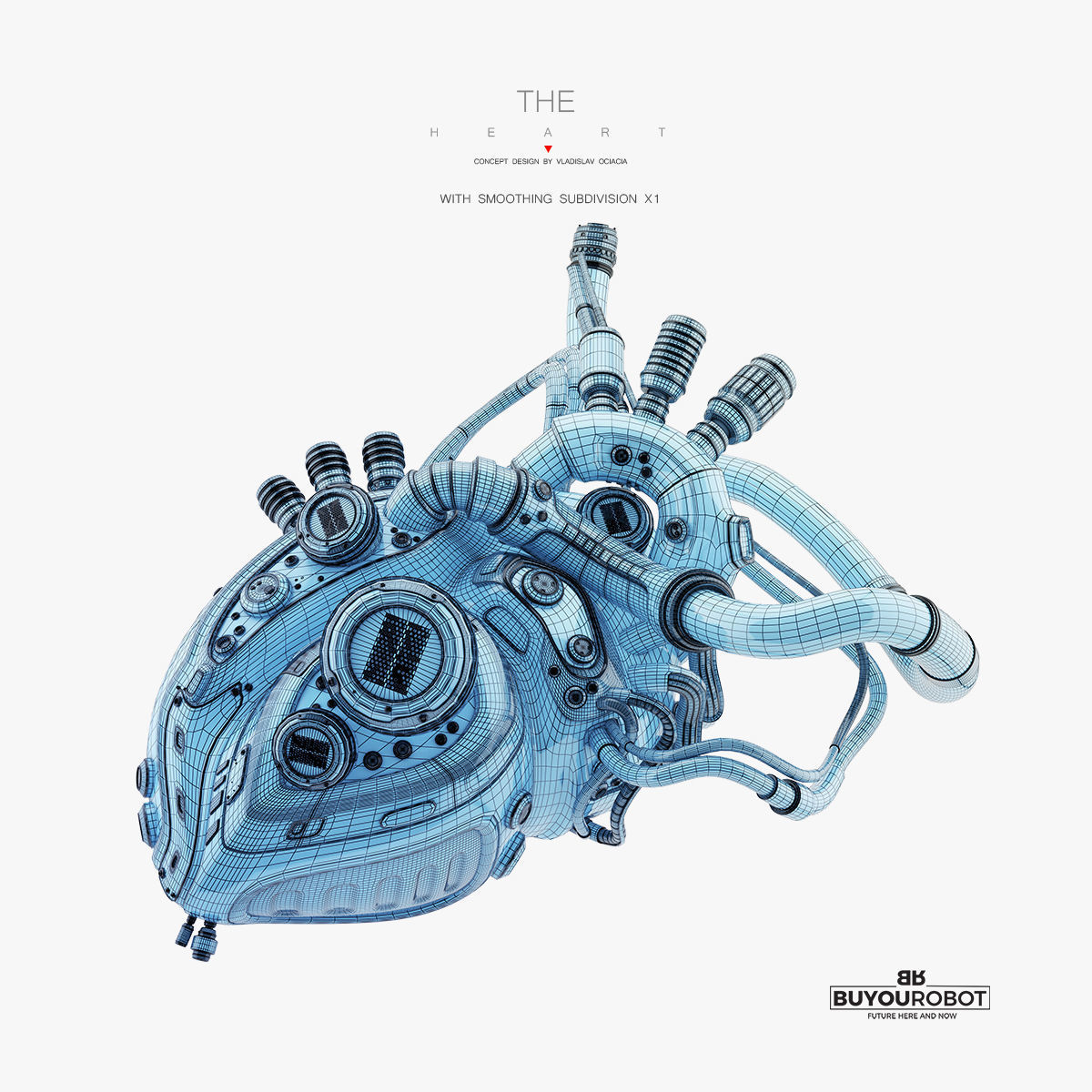 Robotic heart IV model 3D model_4