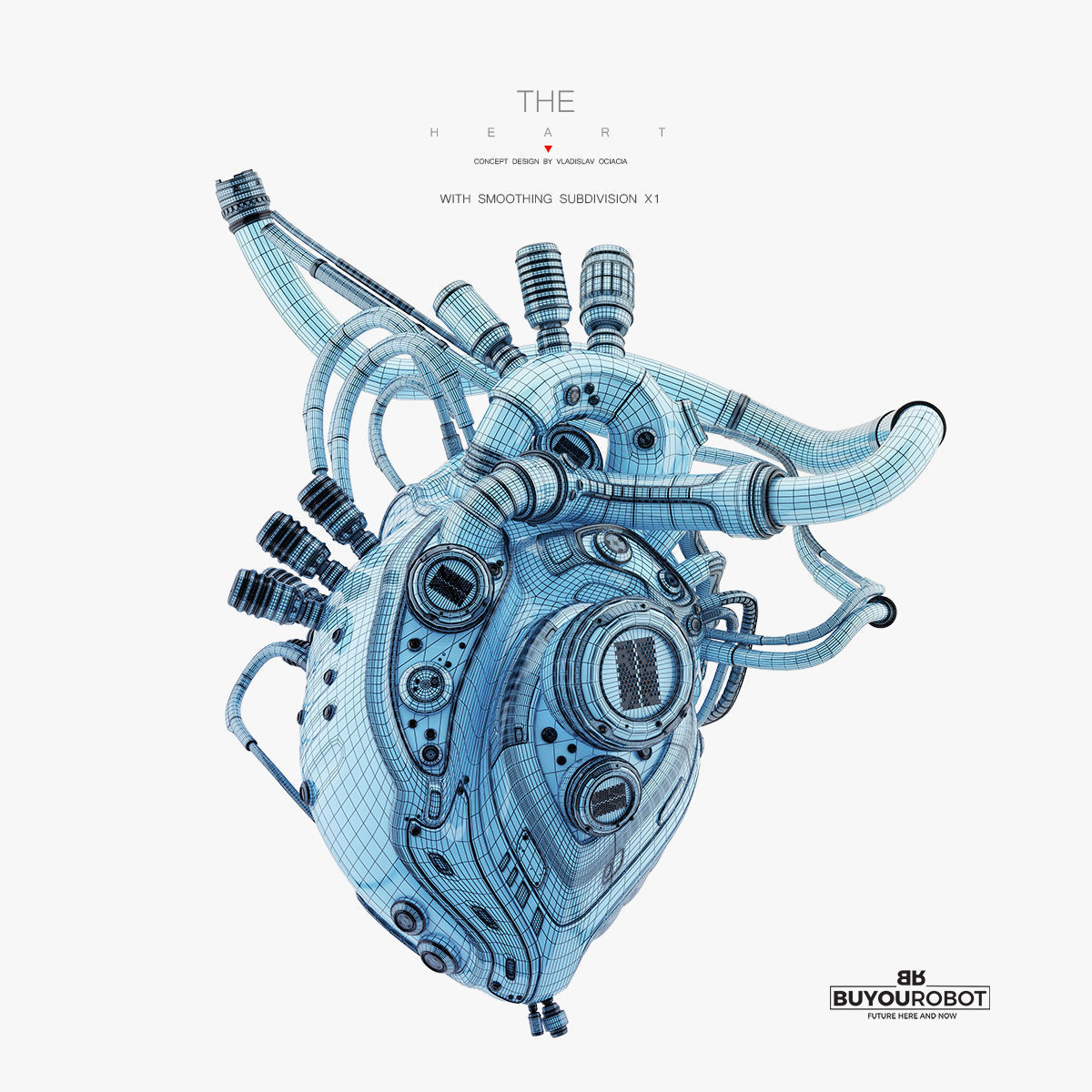 Robotic heart IV model 3D model_3