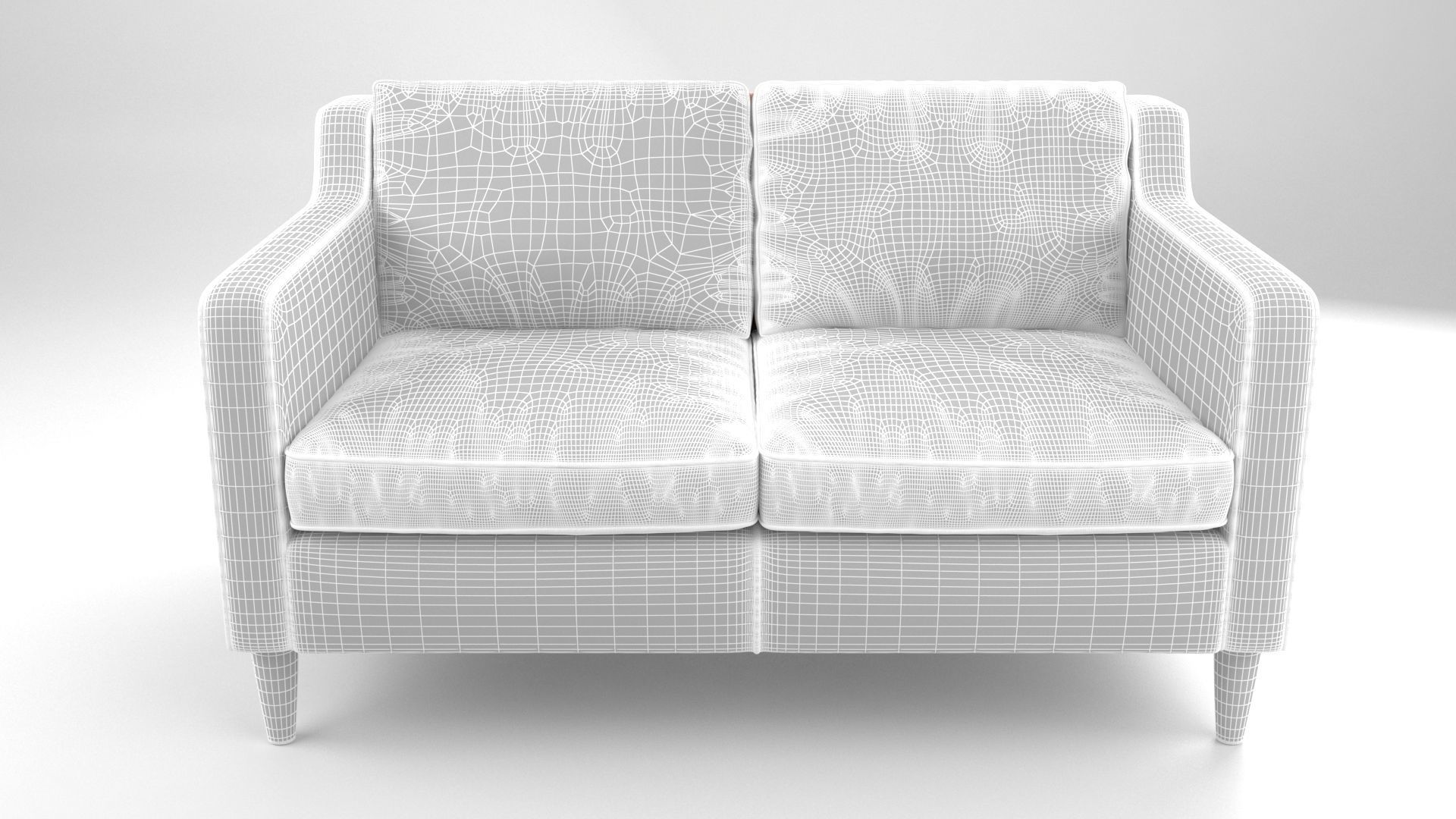 Hamilton sofa 2 seats 3D model_6