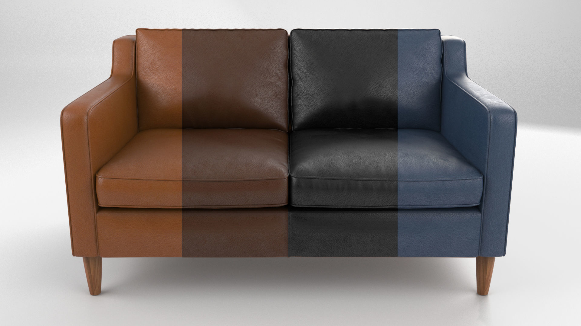Hamilton sofa 2 seats 3D model_4