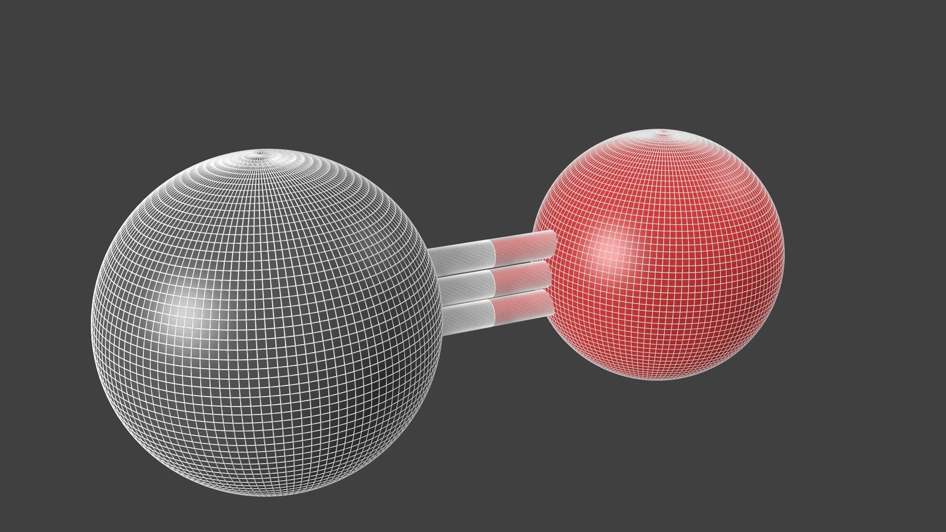 Carbon Monoxide Molecule - Model 3D model_2