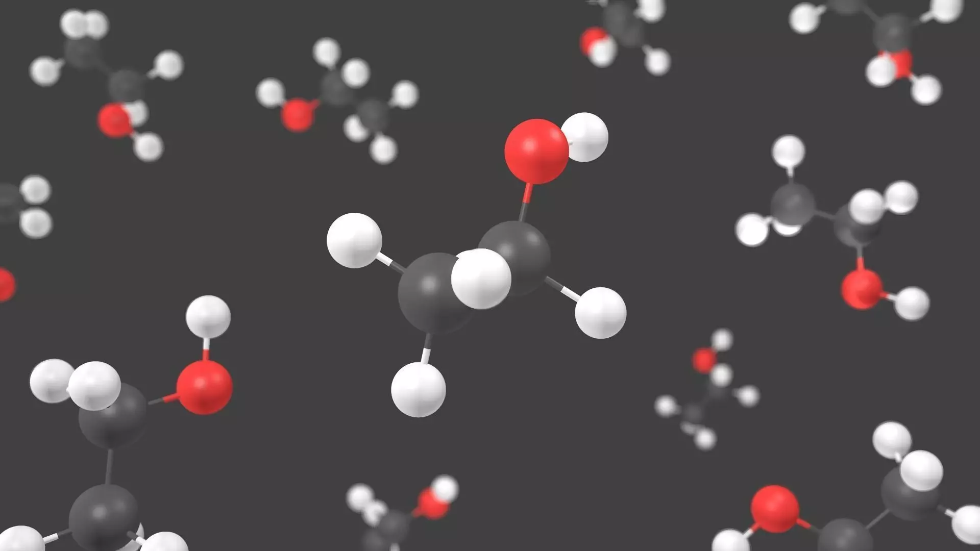 Ethanol Molecule - Model 3D model_0