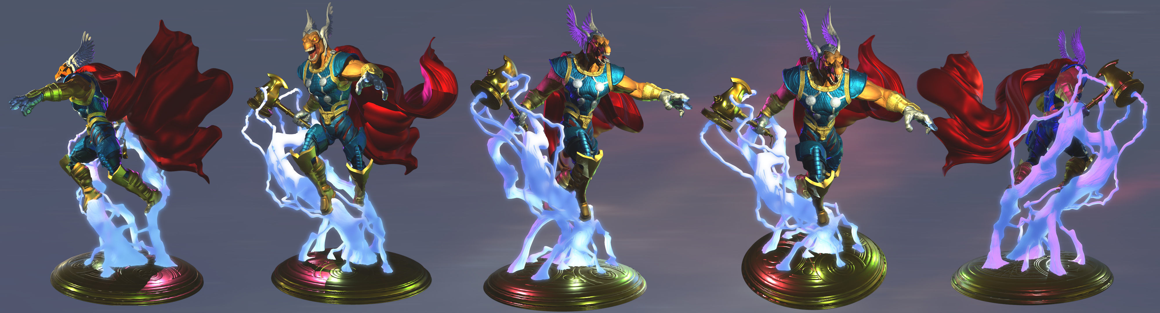 Marvels Beta Rae Thor 3D print model_1