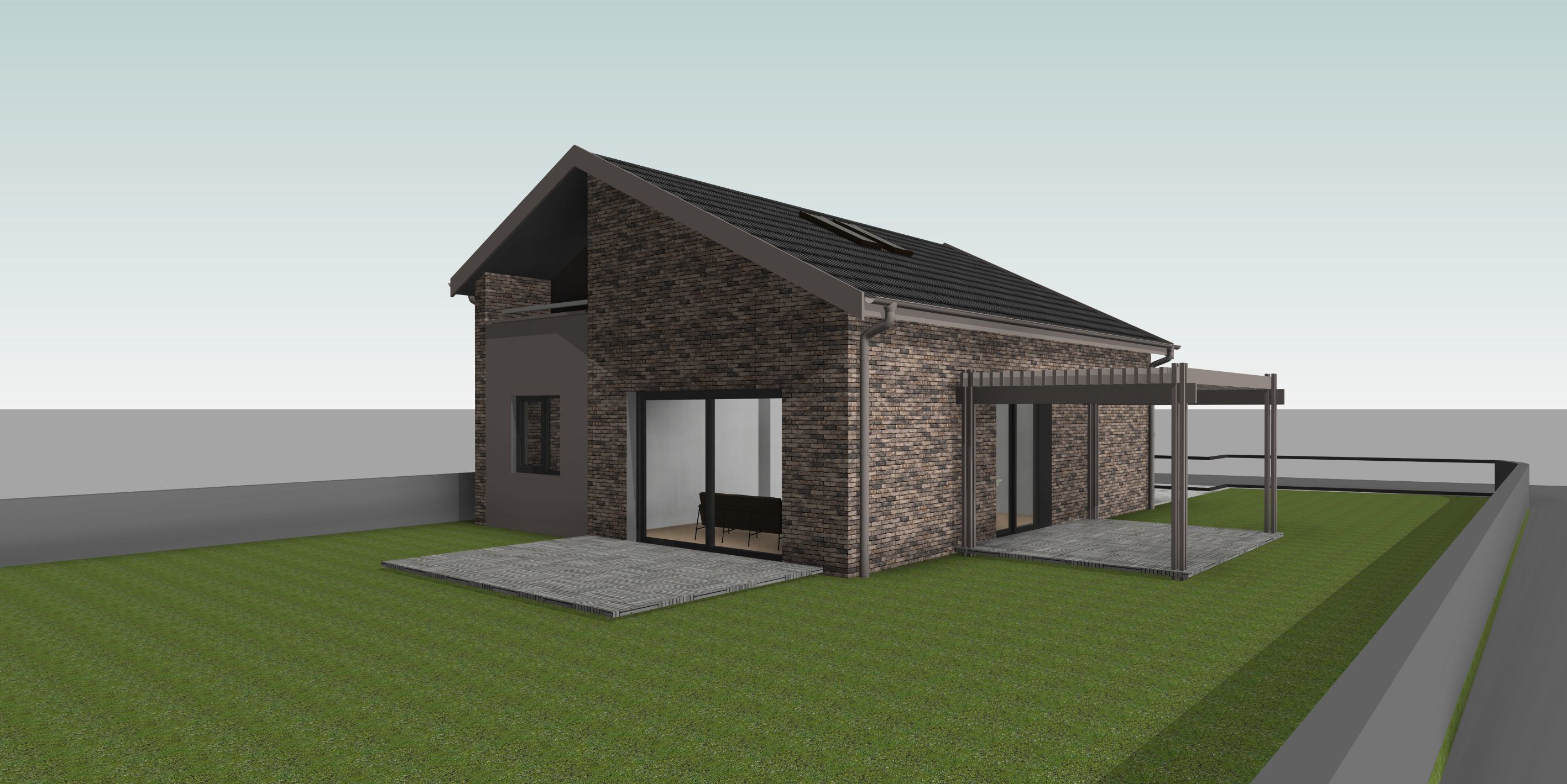 Single Family House 3D model_4