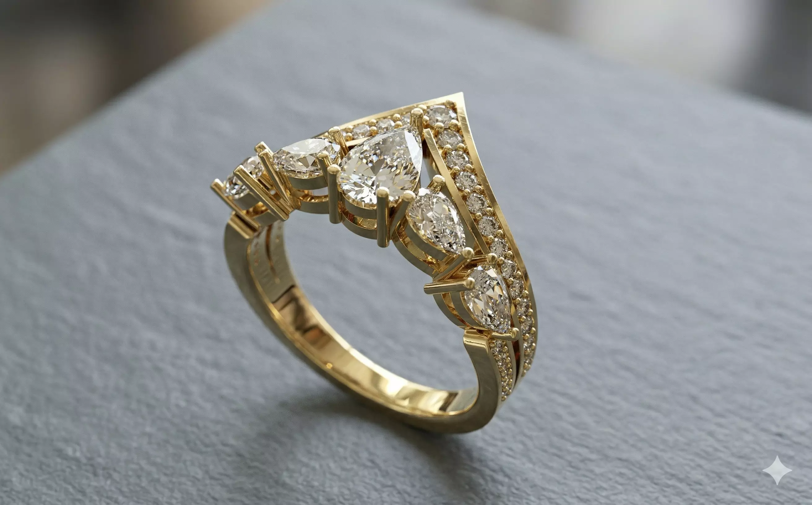 Ring Light sophisticated - Jewelry 3D - AN-162 3D print model