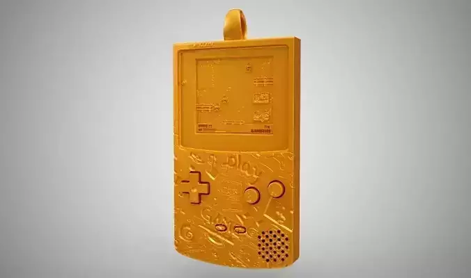 Gameboy Necklace 3D print model