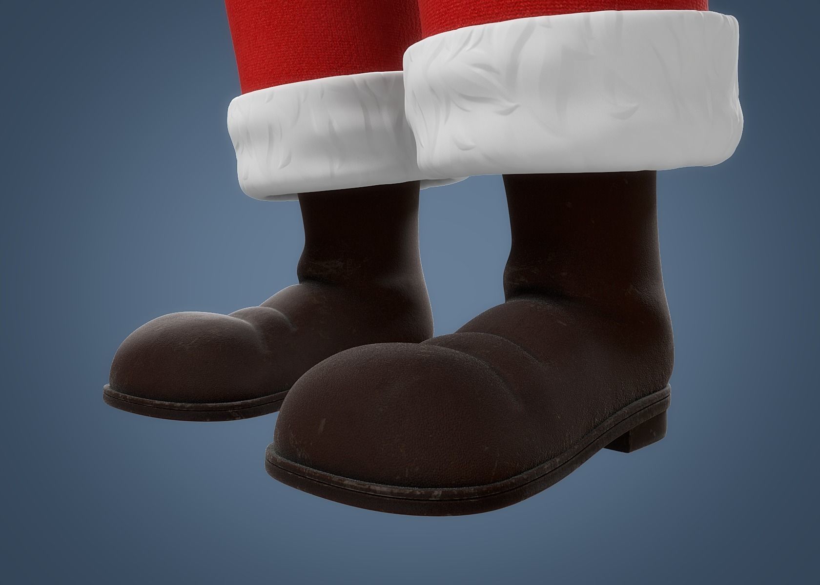 Cartoon Santa Claus NoRig 3D model_14
