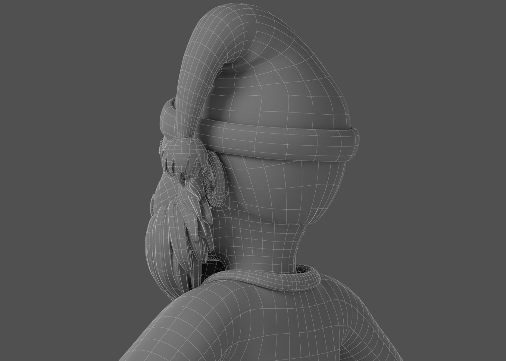 Cartoon Santa Claus NoRig 3D model_19