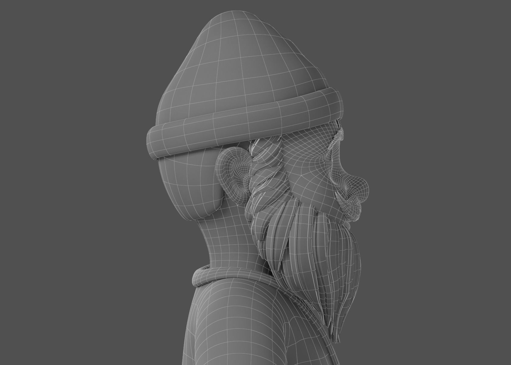 Cartoon Santa Claus NoRig 3D model_22