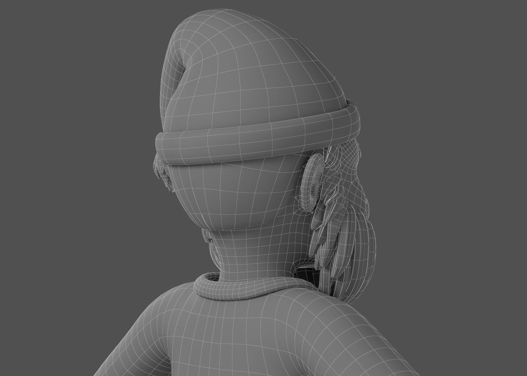 Cartoon Santa Claus NoRig 3D model_21