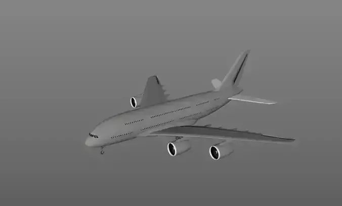 Airbus A380 - 3D model 3D print model