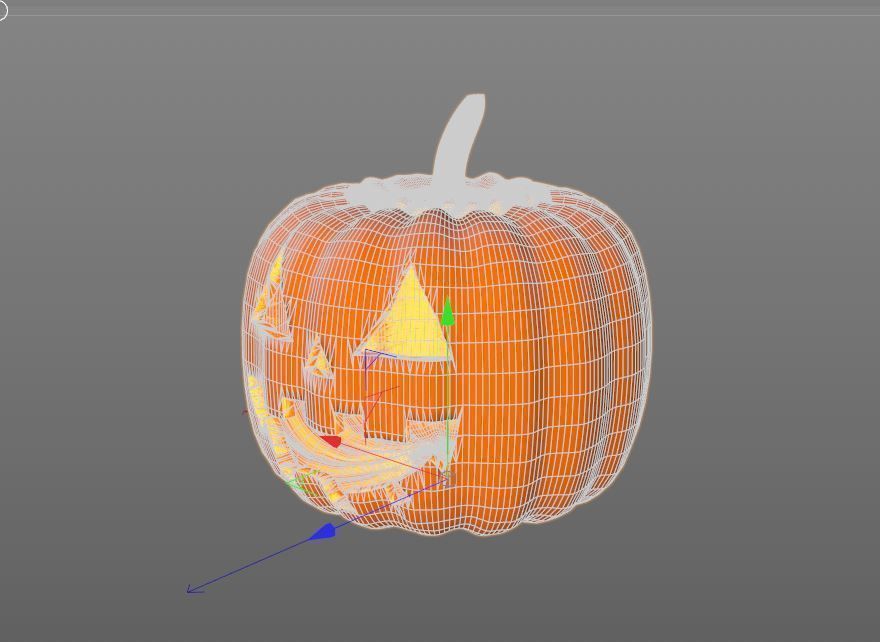 Pumkin Halloween - Good Jack  and Bad Jack 3D Model 3D print model_5