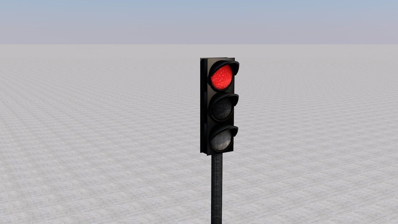 Traffic light free 3D model | CGTrader