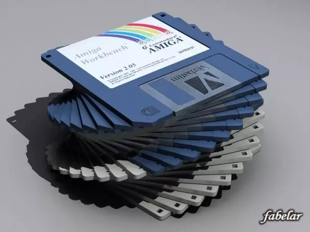 Floppy disk 3D model_0