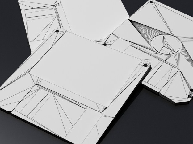 Floppy disk 3D model_1