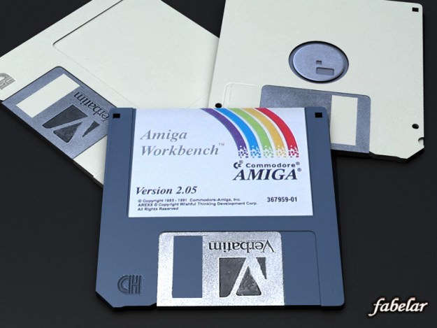 Floppy disk 3D model_2