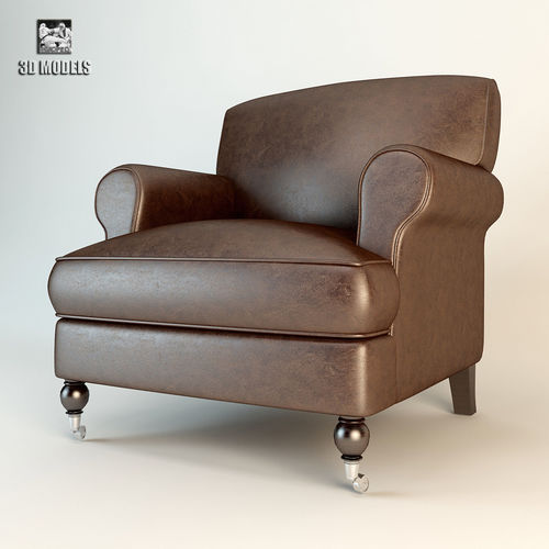 Barbara Barry BB13-03 Grace Lounge Chair 3D model