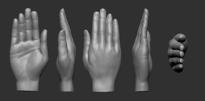 Abhaya hand Position  3D print model