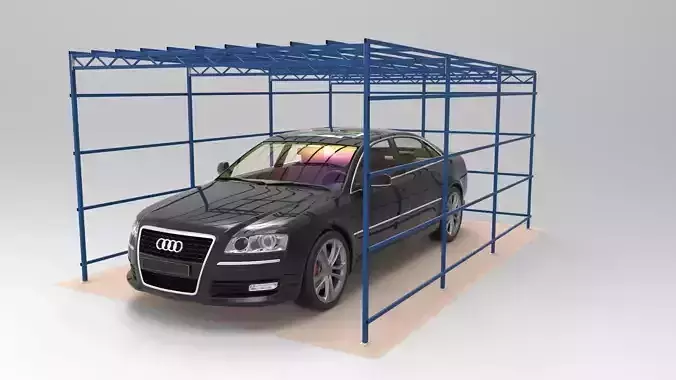 Garage lite Free 3D model