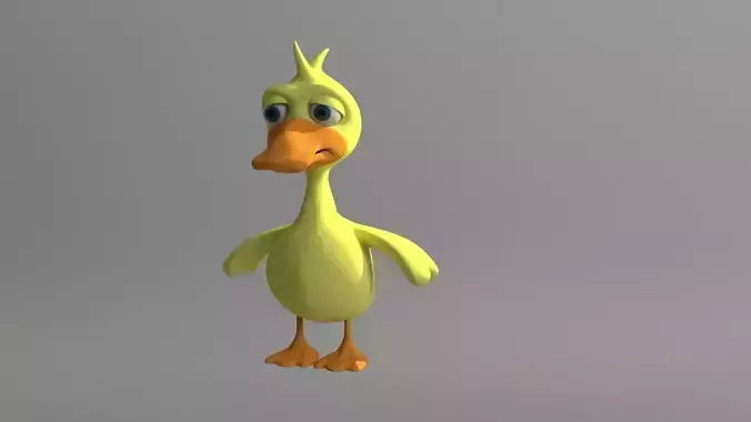 Sad Duck  3D model