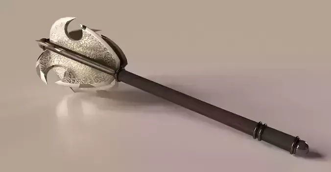 Engraved Mace