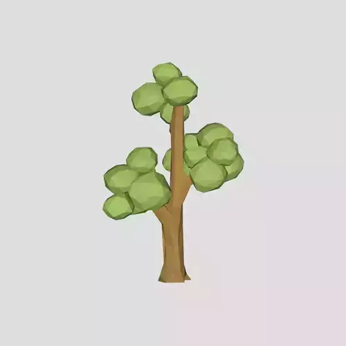 Low poly Elm tree for free 3d model Free low-poly 3D model