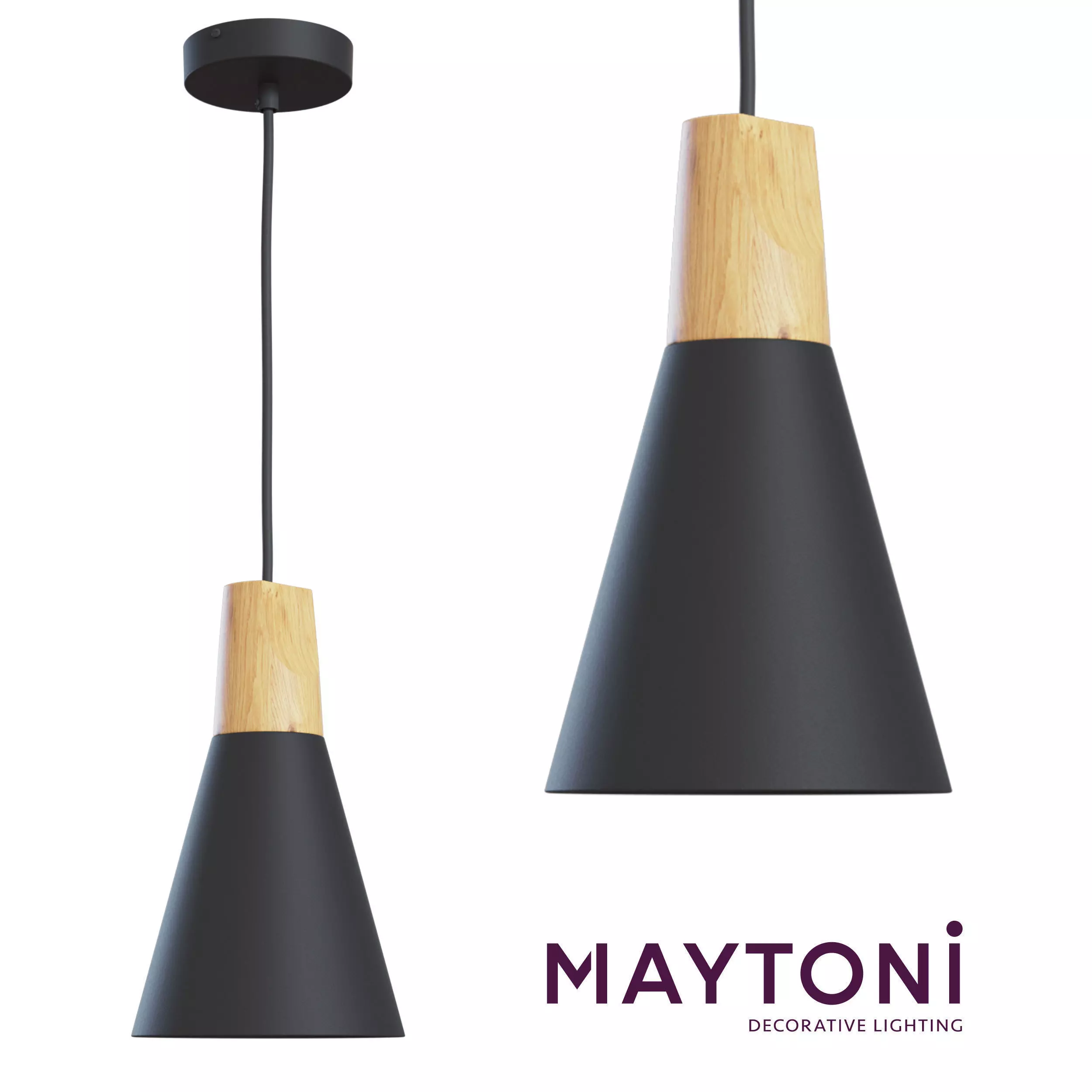 Pendant Bicones P359-PL-140-C Maytoni Modern Free 3D model_0