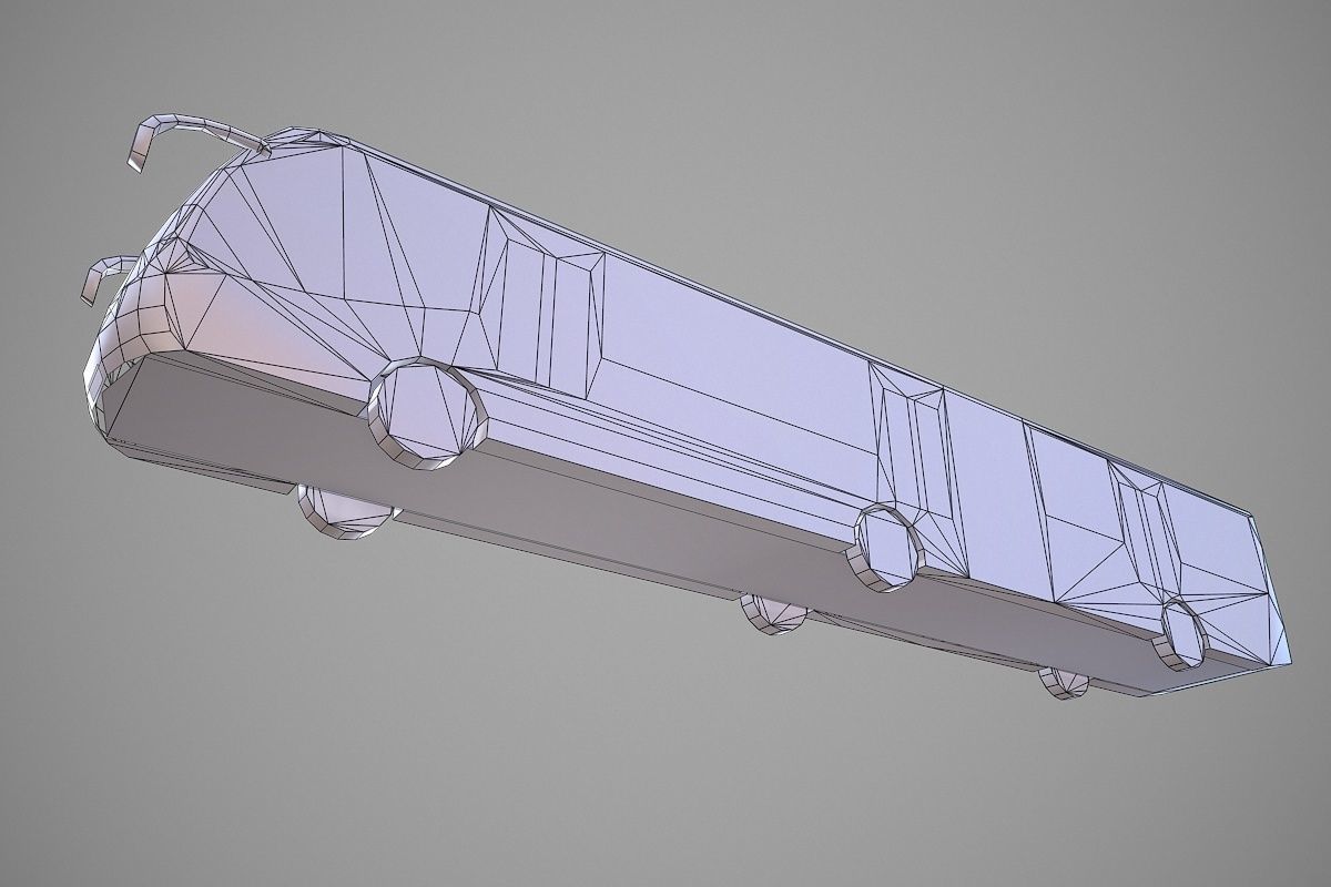 Bus Type2 Low-poly 3D model_11