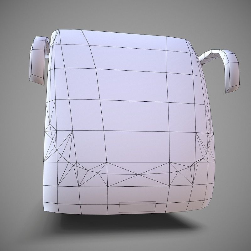 Bus Type2 Low-poly 3D model_9