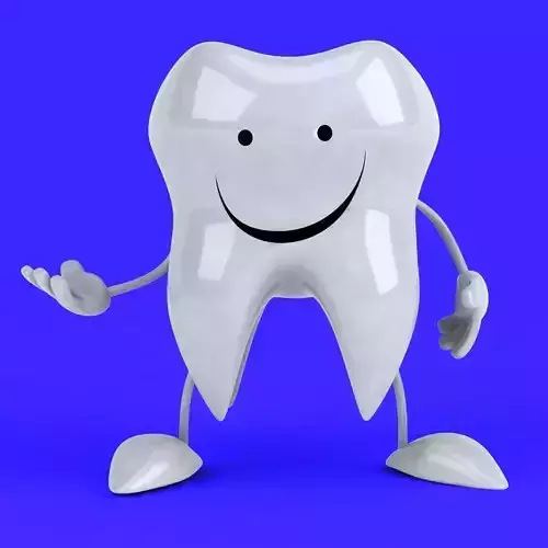 Fun tooth character
