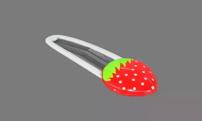 Hairpin strawberry hair clip