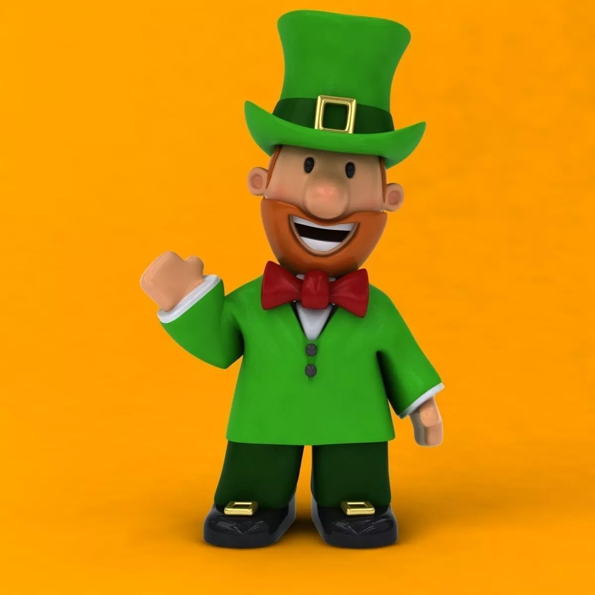 Fun leprechaun 3D model