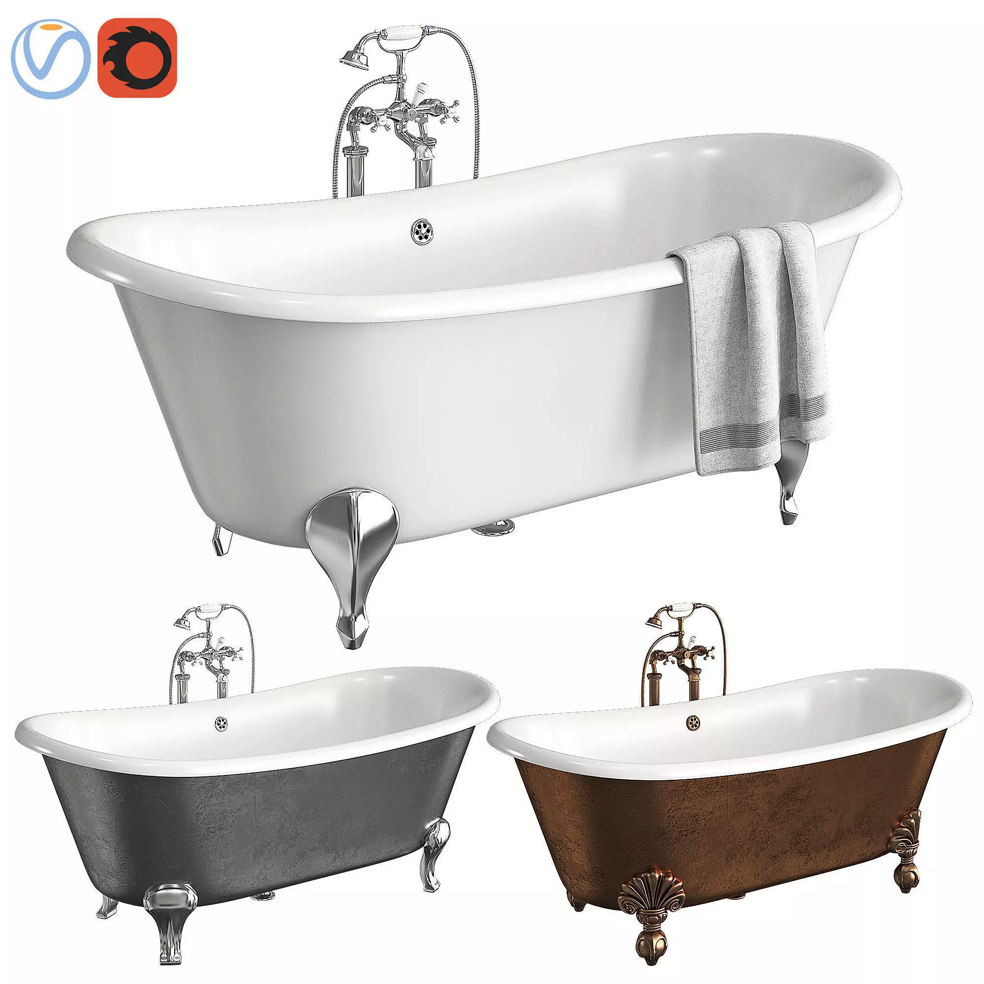 Devon Devon ADMIRAL Bath 3D model