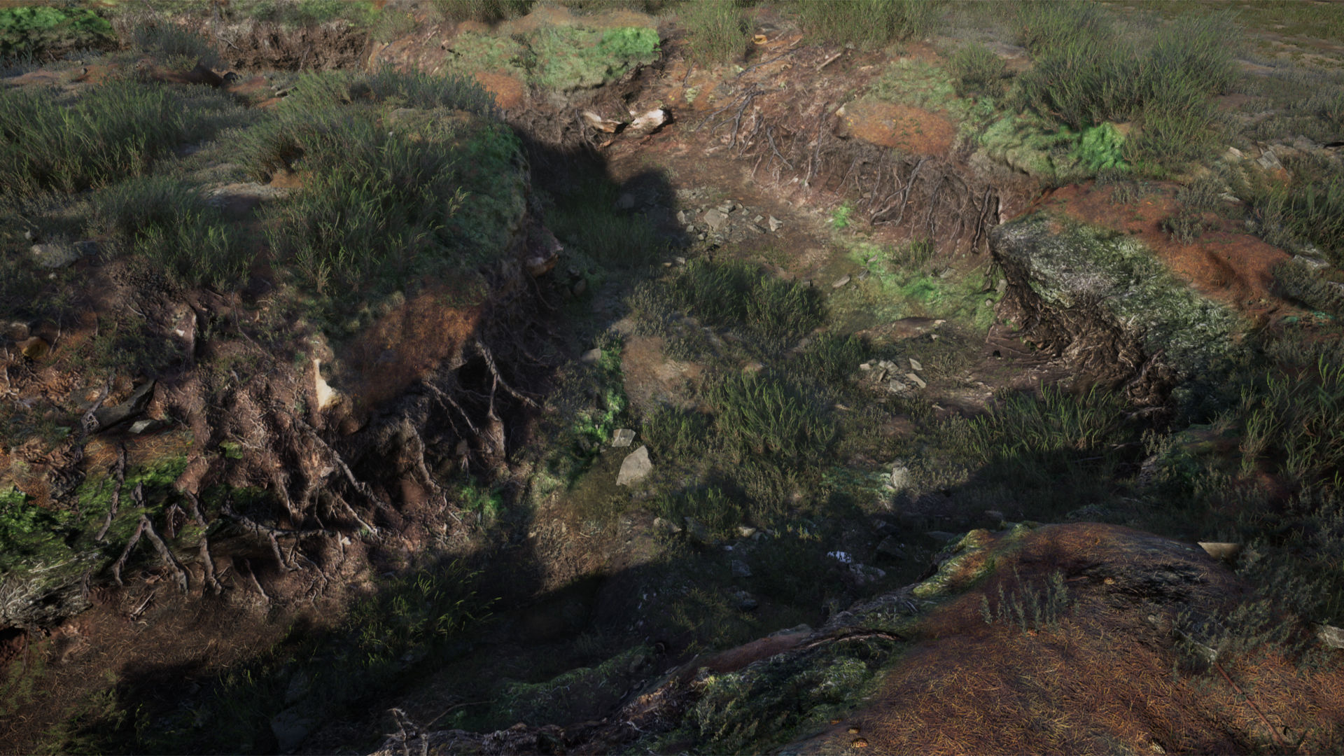 Cliff faces 2 Low-poly 3D model_15