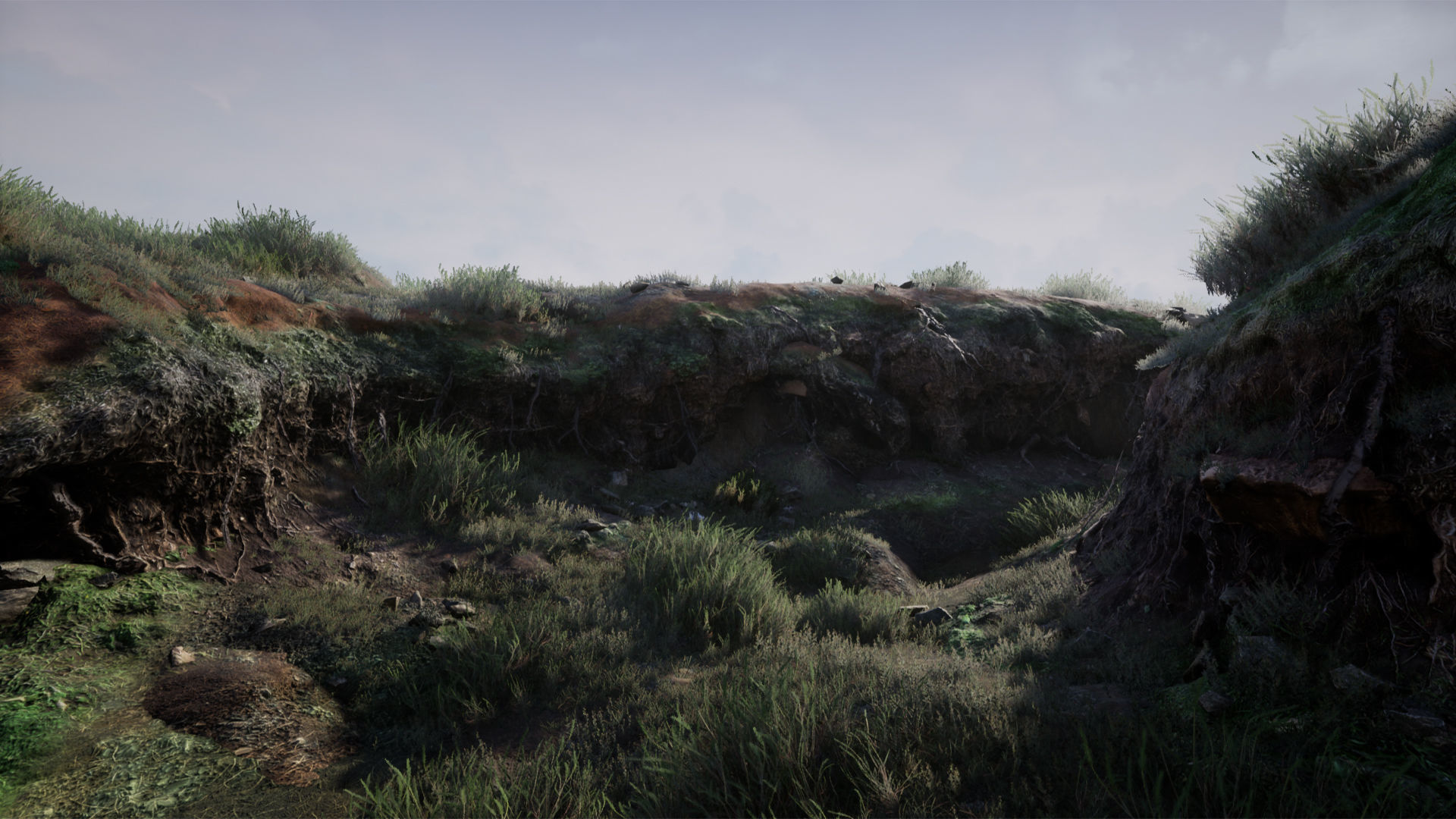 Cliff faces 2 Low-poly 3D model_14