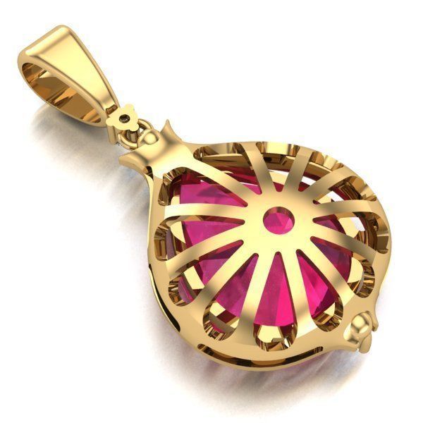 WOMAN PENDANT 3D print model_2