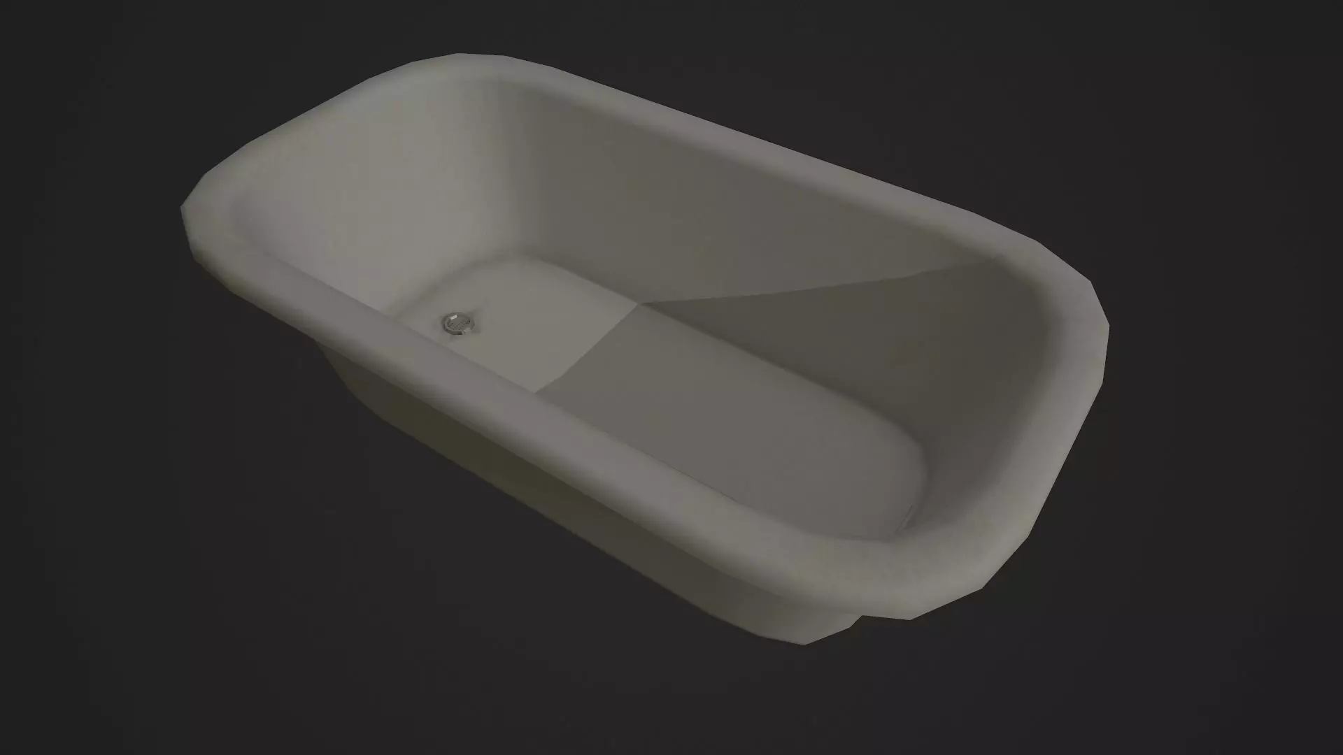 Bathroom first aid cabinet Low-poly 3D model_0